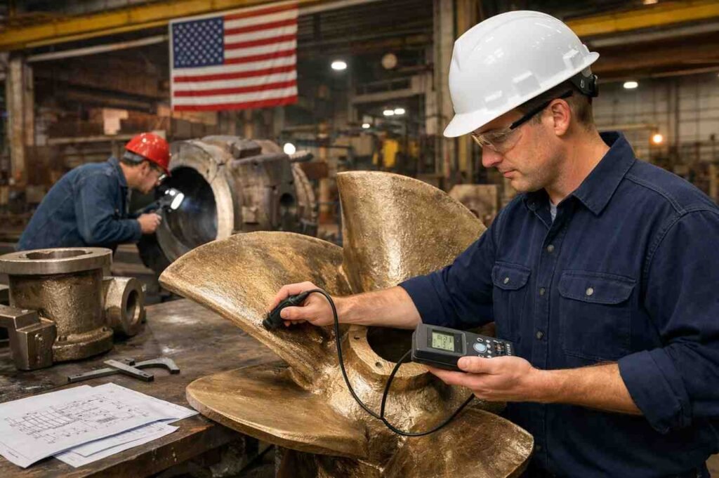 Testing and Quality Assurance in Marine Casting